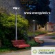Stalp SOLAR iluminat parc echipat cu un corp iluminat SOLAR LED 20W